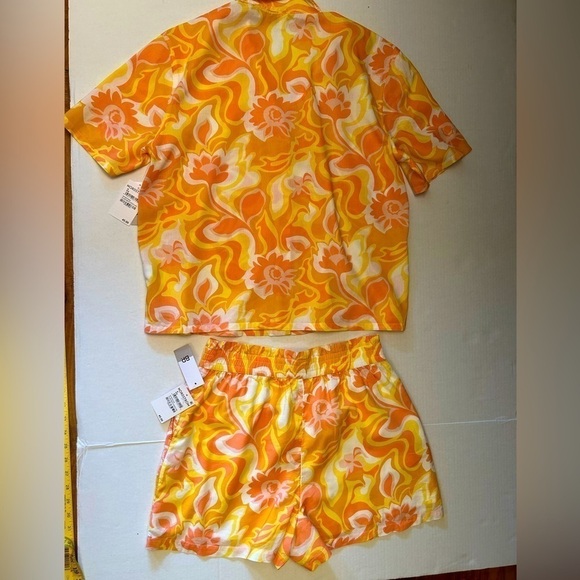 BP (Brass Plum)Nordstroms retro style floral shorts pajama set . NWT Sz-M T15 - Picture 9 of 9